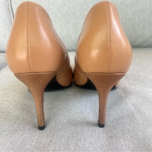 Antonia Saint New York Victoria Nude Leather Heels Stilettos Size 7 - Picture 5 of 11